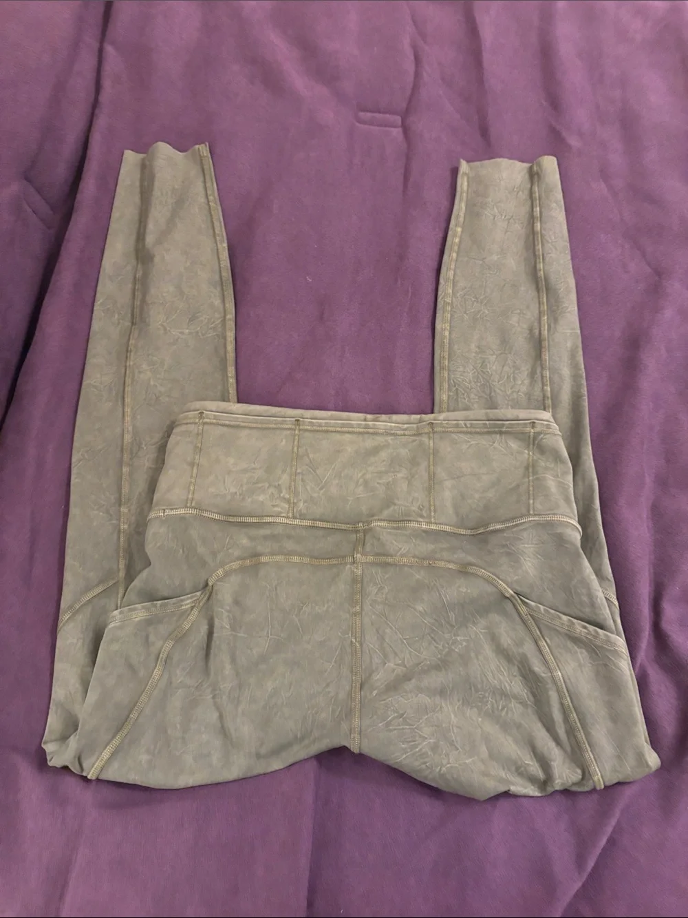 Lululemon olive green full length leggings